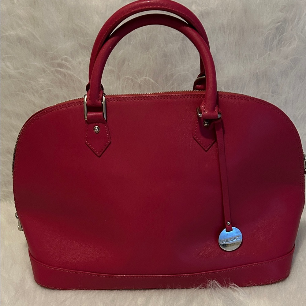 Elegant Fuchsia Satchel by Pulicati